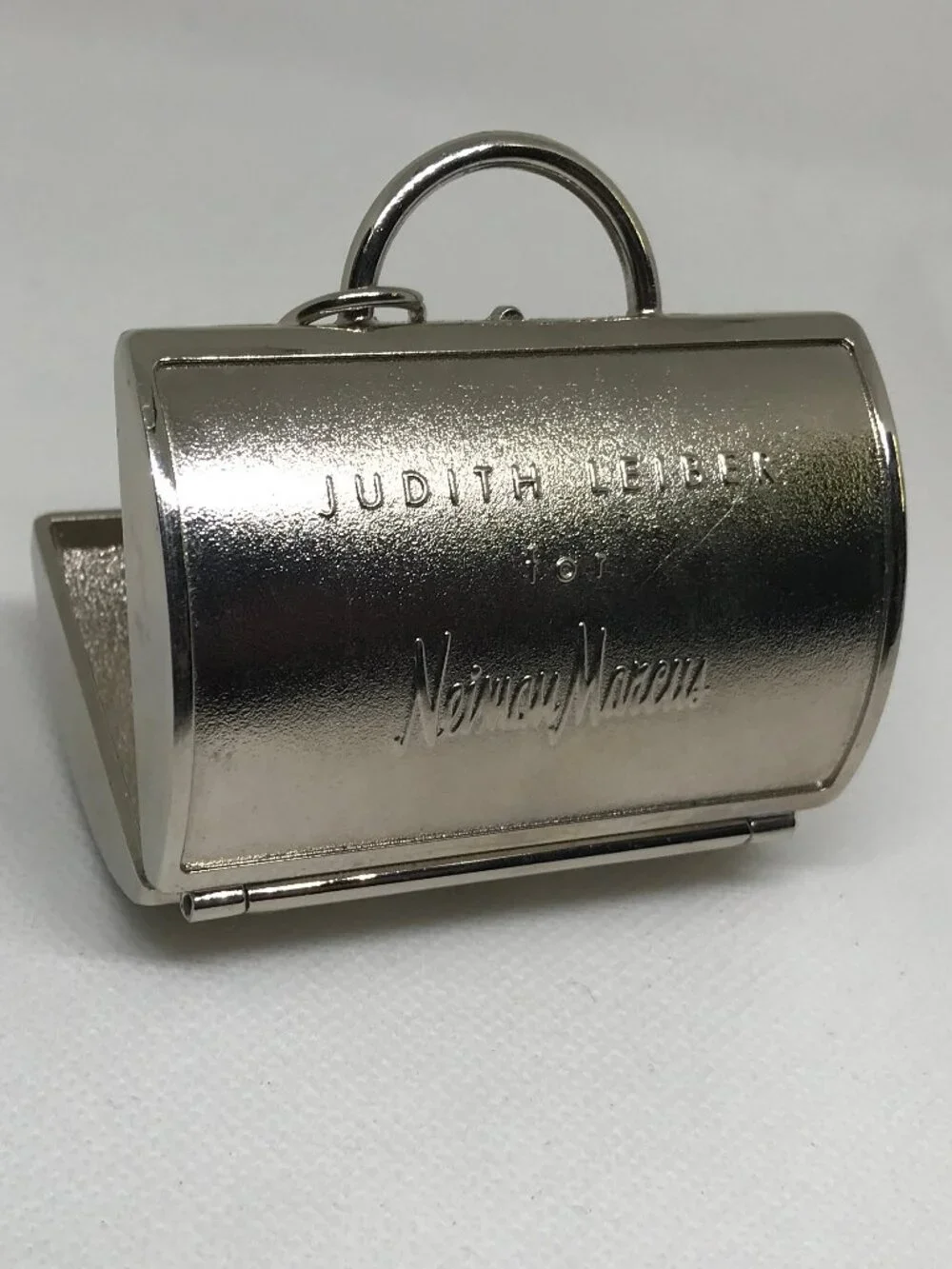 Vintage Judith Lieber for Neiman Marcus Teddy Bear Mini Purse Coin Pill Box